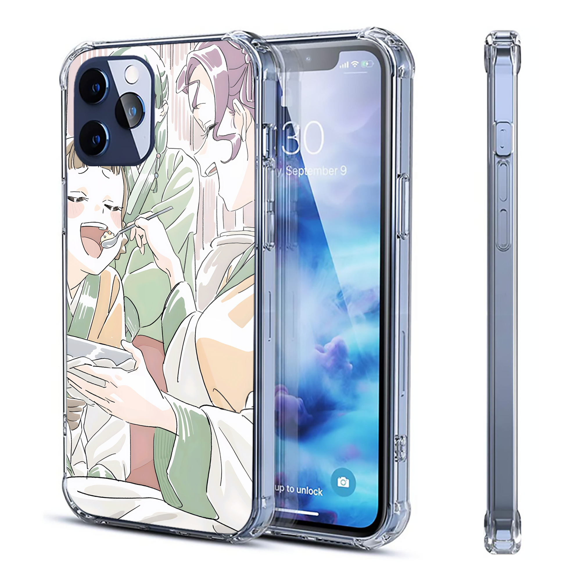 （画像用） 薬屋のひとりごと The Apothecary Diaries 【iPhone 12シリーズ対応】透明スマホケース（クリアソフトケース）